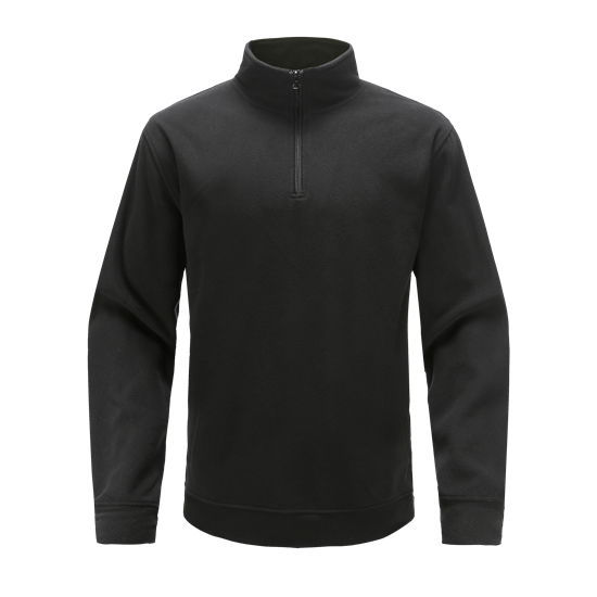 ACTION-Recycled polyester fleece quarter zip